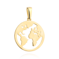 Zawieszka złota kula ziemska