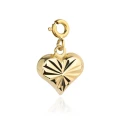 Zawieszka/charms diamentowane serce