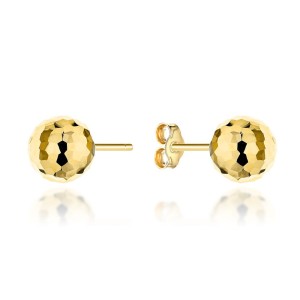 Kolczyki złote kulki party 8 mm pr. 333