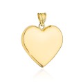 Zawieszka złota serce zdobione diamentowaniem