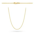 Łańcuszek złoty - splot rolo diamentowany 70 cm
