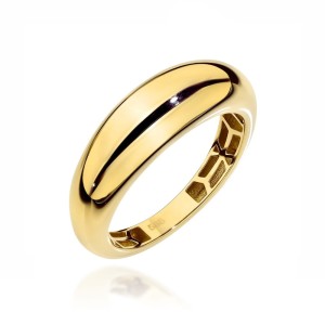 Pierścionek złoty gładki próba 585