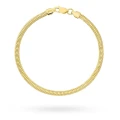 Bransoletka złota żmijka - 3,3 mm