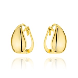 Kolczyki złote łezki na angielskim zapięciu próba 585