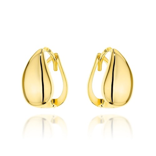 Kolczyki złote łezki na angielskim zapięciu próba 585