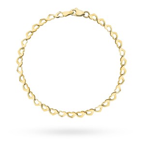 Bransoletka złota z kolekcji "SIMPLE FANTASY HEARTS" 585