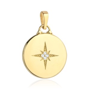 Zawieszka okrągła gwiazda północy 585