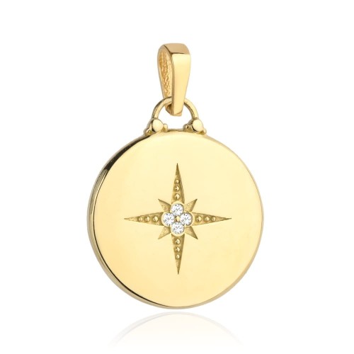 Zawieszka okrągła gwiazda północy 585
