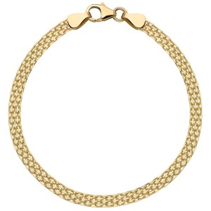 Bransoletka złota bismarck - 5 mm próba 585