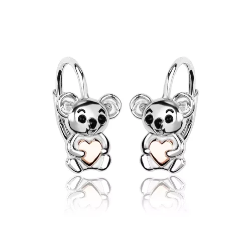 Kolczyki-srebrne-dla-dziewczynki-Koala-z-sercem-angielskie-925-.webp