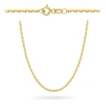 Łańcuszek złoty - splot rolo diamentowany 60 cm