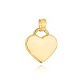 Zawieszka złota gładkie serce małe