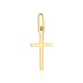 Złoty krzyżyk delikatny żłobiony mały pr. 375