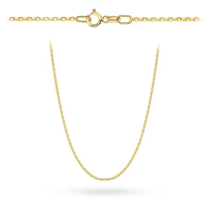 Łańcuszek złoty - splot rolo diamentowany 40 cm pr. 585