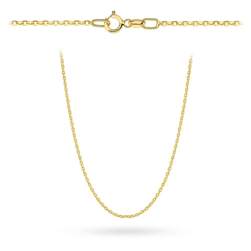 Łańcuszek złoty - splot rolo diamentowany 40 cm pr. 585