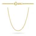 Łańcuszek złoty pr. 375 - splot lisi ogon 42 cm