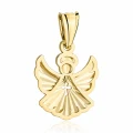 Zawieszka złota diamentowany aniołek pr. 375