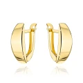 Kolczyki złote gładkie pr. 585
