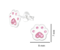 Srebrne kolczyki łapki dla dziecka wkrętki-1088m.png-alola