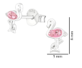 Srebrne kolczyki flamingi dla dziewczynki sztyft-1033M.png-alola