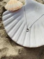 Srebrny naszyjnik z gładkim motylkiem choker 925
