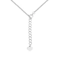 Srebrny naszyjnik z gładkim motylkiem choker 925