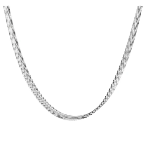 Naszyjnik żmijka srebrny stal szlachetna 50 cm.STAL-ALOLA.webp-Alola