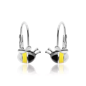 Kolczyki srebrne pszczółki dla dziewczynki bigiel