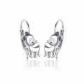 Kolczyki srebrne Sarenki dla dziewczynki angielskie zapięcie/ Srebro 925 Bambi.webp-Alola
