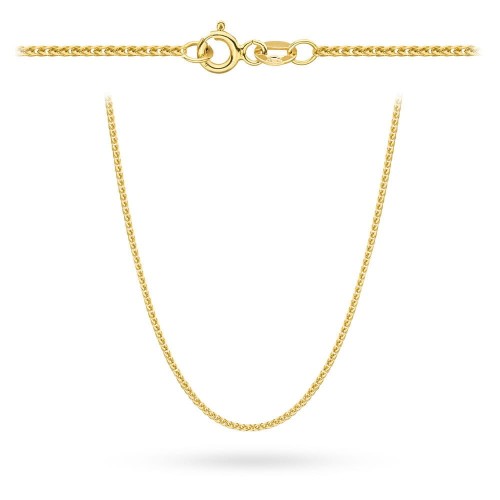 Łańcuszek złoty pr. 585 - splot lisi ogon 45 cm