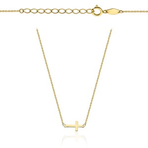 Naszyjnik złoty krzyżyk