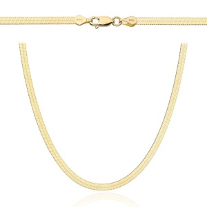 Łańcuch złoty taśma 45cm