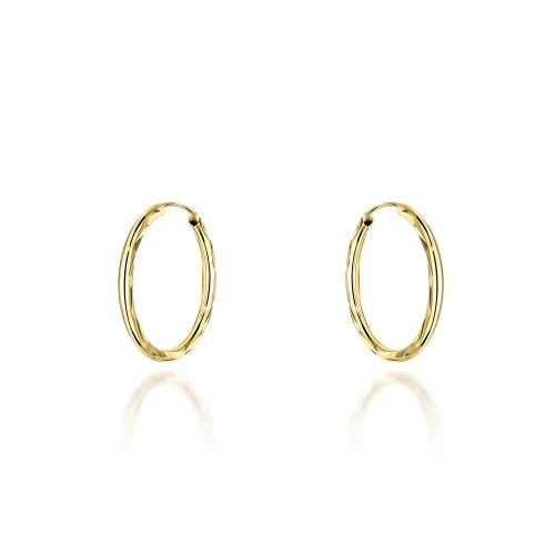 Kolczyki koła diamentowane super lekkie 1,8cm