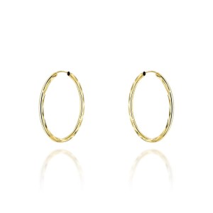 Kolczyki koła diamentowane super lekkie 2,5cm