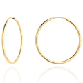 Kolczyki złote kółka super lekkie pr. 333 - 7cm