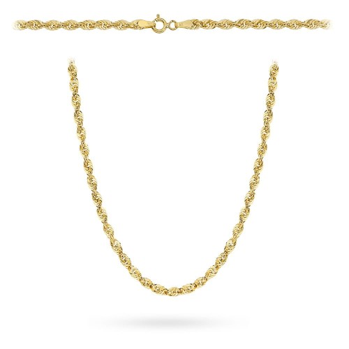 Naszyjnik złoty o wzorze helisy