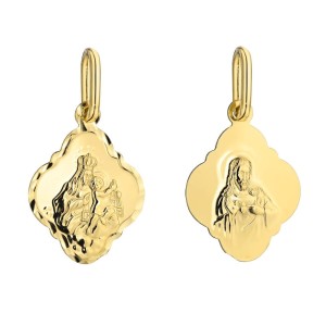 Medalik złoty szkaplerz pr. 585 zawieszka