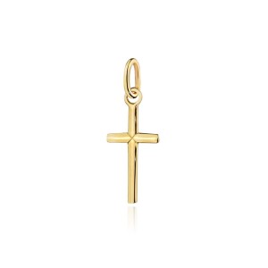 Złoty krzyżyk klasyczny mały