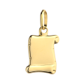 Zawieszka złota papirus próba 585 gładka