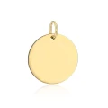 Zawieszka złota pełne kółko