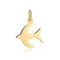 Zawieszka złota 585 jaskółka gładka polerowana